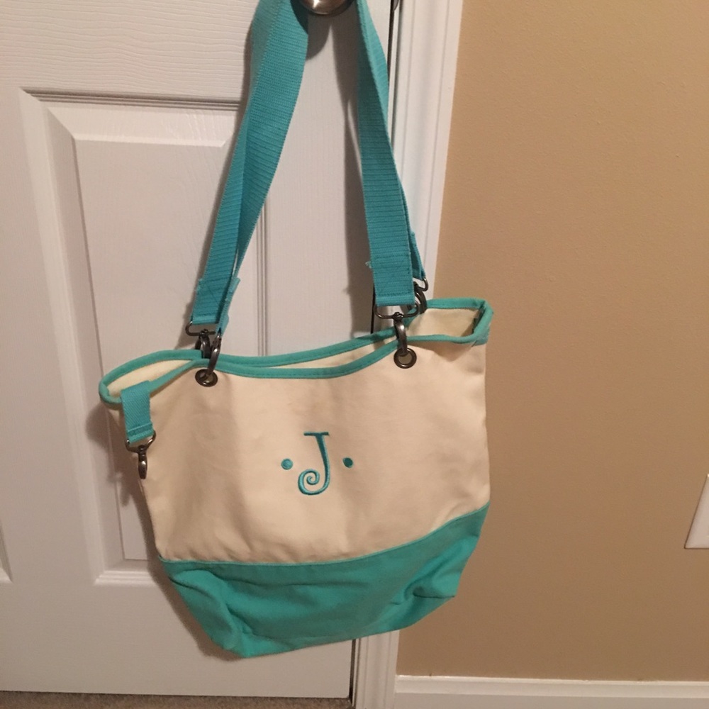 Thirty-One tote with J initial